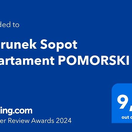 Kierunek Sopot Apartament Pomorski المظهر الخارجي الصورة